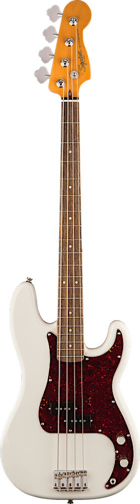 Squier Olympic White Classic Vibe '60s Precision Bass Guitar with