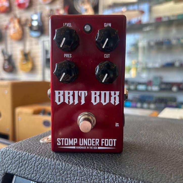 Stomp Under Foot Brit Box Distortion Effects Pedal