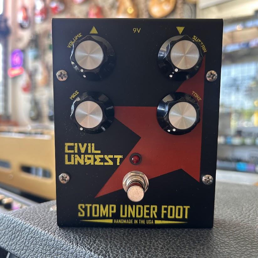 Stomp Under Foot Civil Unrest Vintage Mini Fuzz Effect Pedal