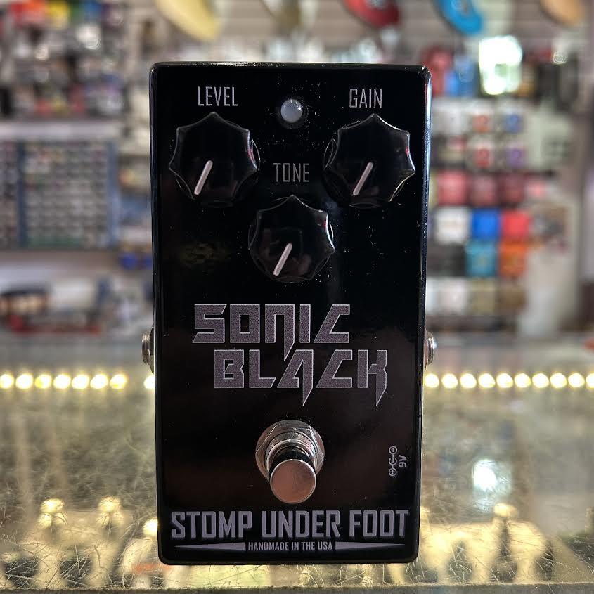 Stomp Under Foot Sonic Black Distortion Pedal