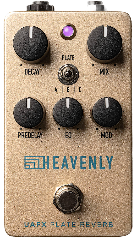 Universal Audio UAFX Heavenly Plate Reverb Effect Pedal Universal Audio UAFX Heavenly Plate Reverb Effect Pedal