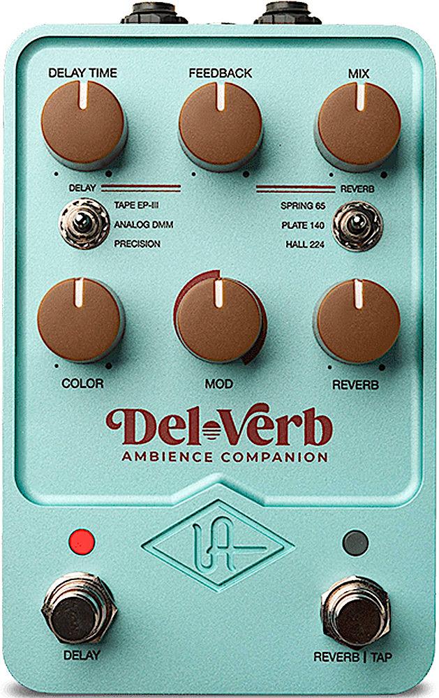 universal audio effects pedals Universal Audio Del-Verb Ambience Companion Reverb Pedal