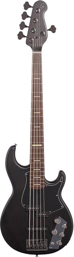 Yamaha BB735A 5-String Electric Bass Transparent Matte Black with
