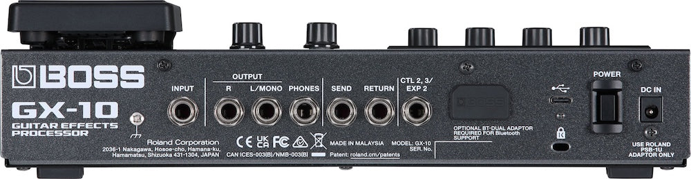 BOSS GX-10 Stereo Guitar Effects Processor – Twin Town Guitars