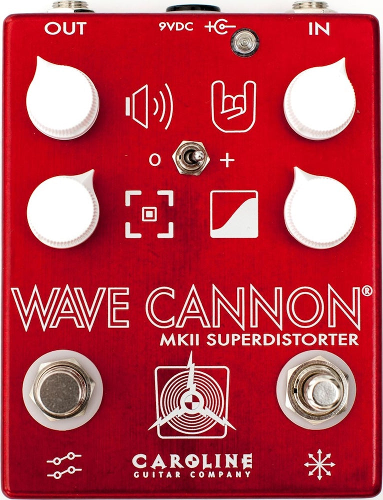 carolina pedals Caroline Guitar Company Wave Cannon Zero Drive and Oscillation Pedal Mxr distortion + Color:Maverick trails or a real vaude lenkertasche aqua box