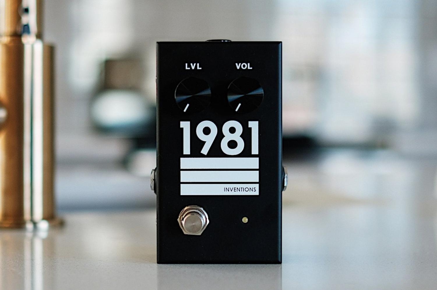 1981 inventions pedal 1981 Inventions LVL Low Gain Drive Pedal
