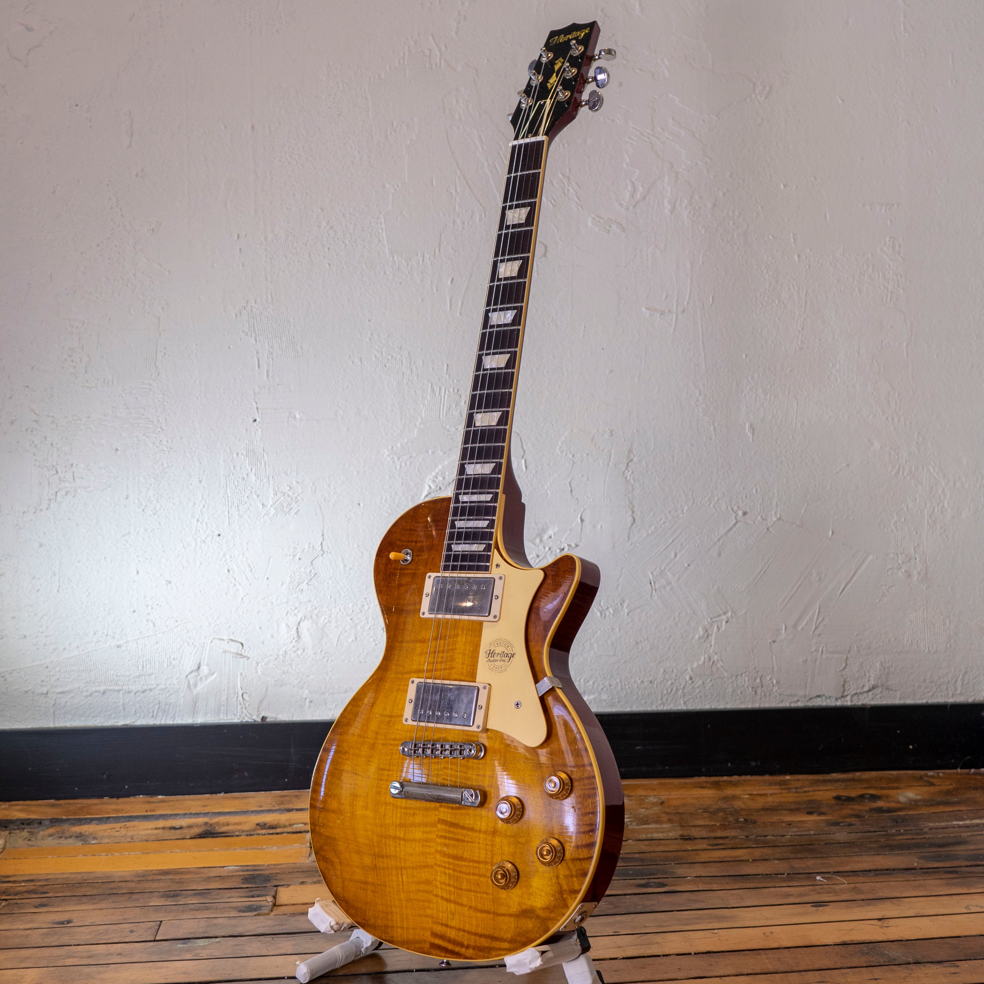 Heritage Guitars Custom Core H-150 Dirty Lemon Burst Artisan Aged Electric  Guitar
