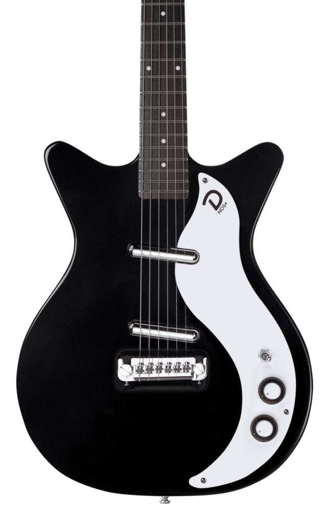Danelectro '59M NOS+ Black Electric Guitar – Twin Town Guitars