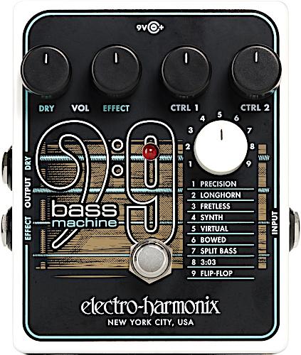 Electro-Harmonix BASS9 Bass Machine Synth Effects Pedal – Twin 