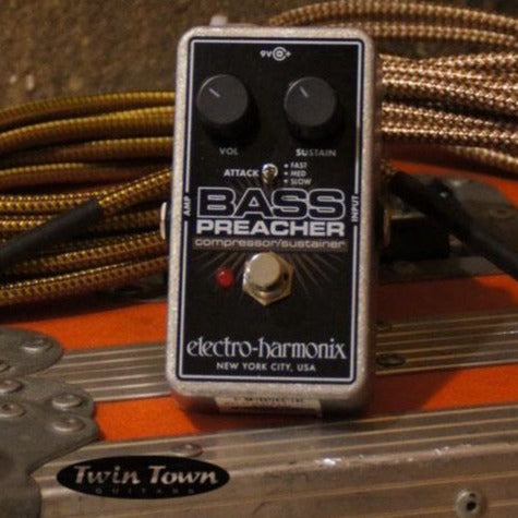 Electro-Harmonix Bass Preacher Compressor/Sustainer Effects Pedal
