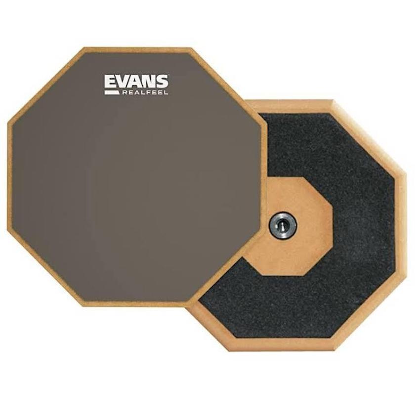 Evans 6" RealFeel SingleSided Mountable Practice Drum Pad Twin Town