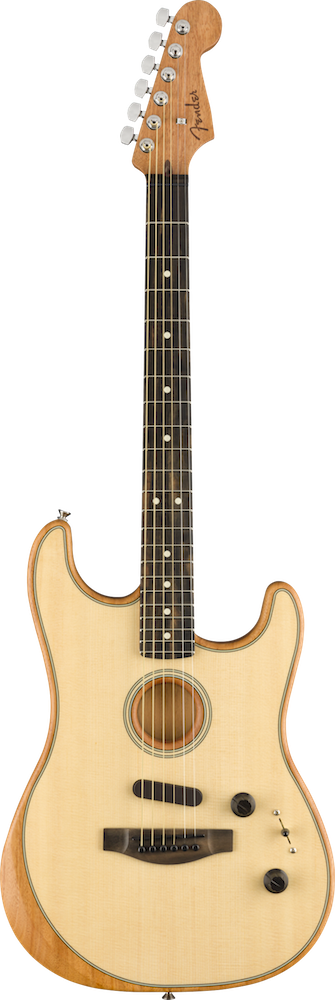 Fender American Acoustasonic Stratocaster Natural Acoustic