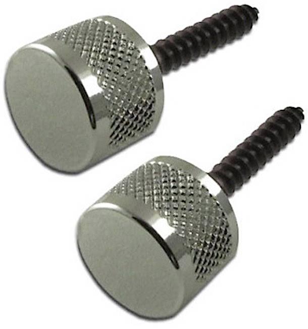 Gretsch Chrome Strap Buttons and Bolt - Pair – Twin Town Guitars