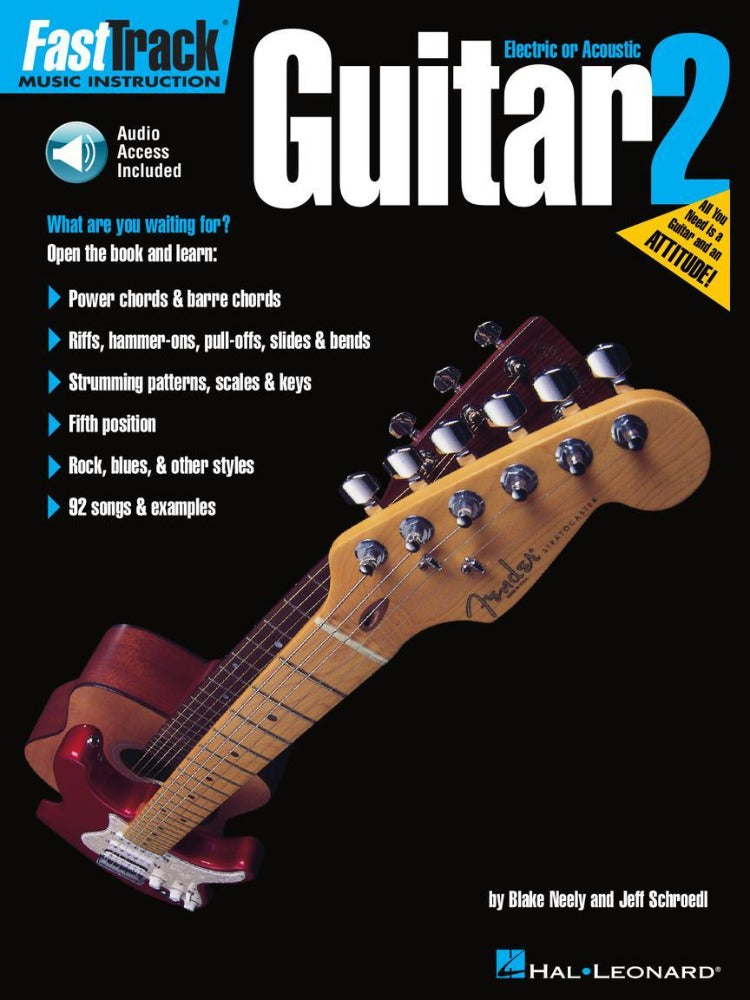 Hal Leonard FastTrack Guitar Method Book 2 – Twin Town Guitars