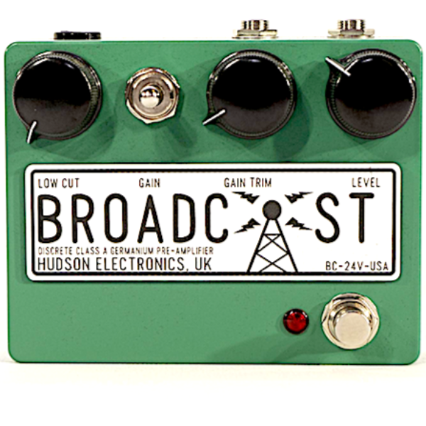 Hudson Electronics Broadcast 24V Green Effects Pedal – Twin Town Hudson Electronics Broadcast 24V Green Effects Pedal – Twin Town