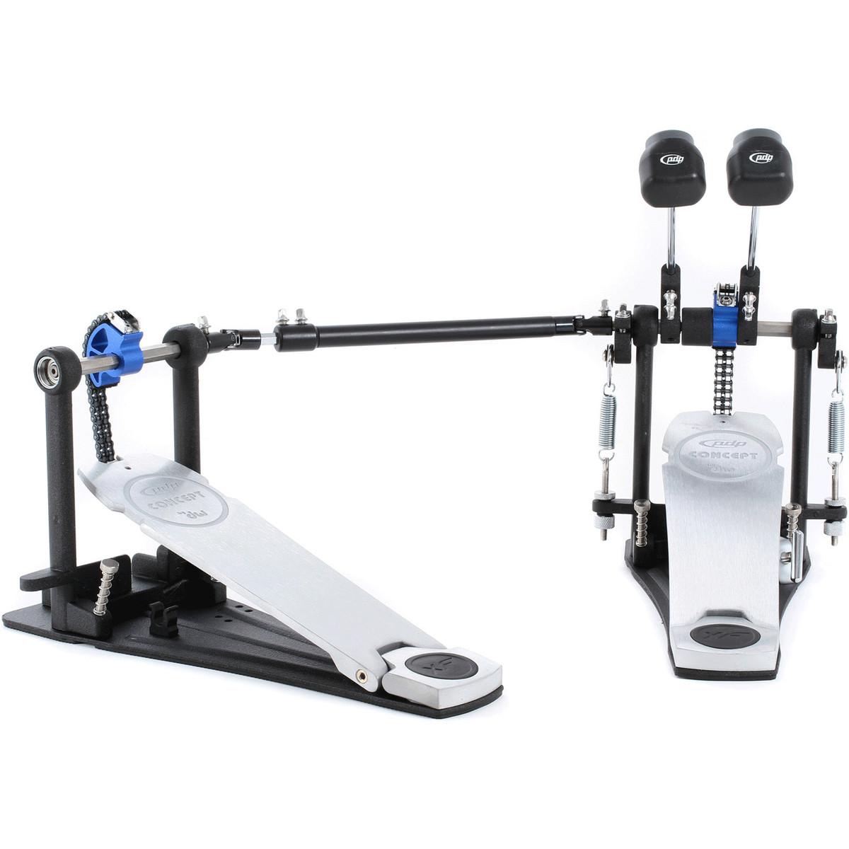 drum kit with double bass pedal PDP Concept Series Double Pedal Chain (PDDPCO)