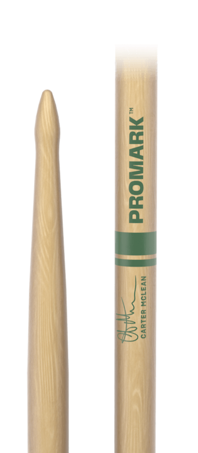 Promark RBCMW Carter Mclean Signature Wood Tip Hickory Drum Sticks