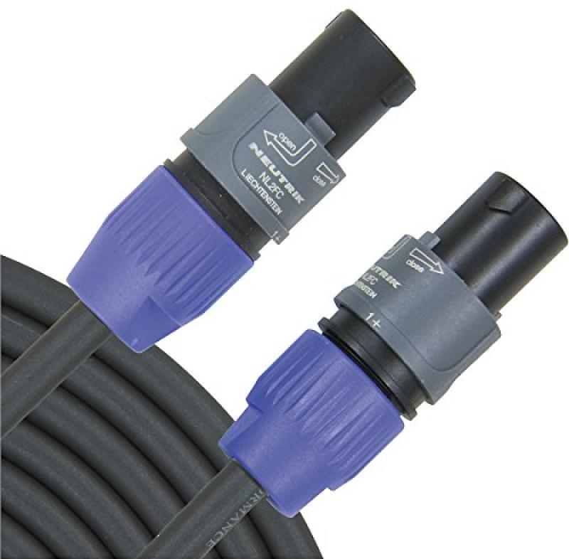 RapcoHorizon 3' 16 AWG SpeakOn to SpeakOn Speaker Cable – Twin