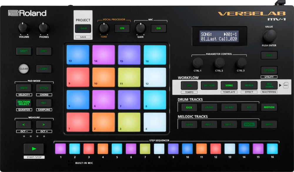 Roland MV-1 Verselab Music Workstation – Twin Town Guitars