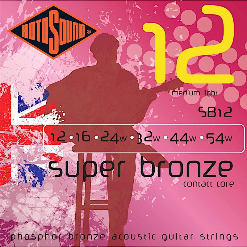 At tilpasse sig Udløbet bibel RotoSound SB12 Super Bronze Phosphor Bronze Contact Core Acoustic Ligh –  Twin Town Guitars