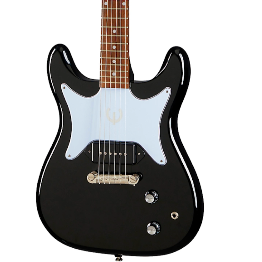 Epiphone Coronet Ebony (Black) Electric Guitar – Twin Town Epiphone Coronet Ebony (Black) Electric Guitar – Twin Town