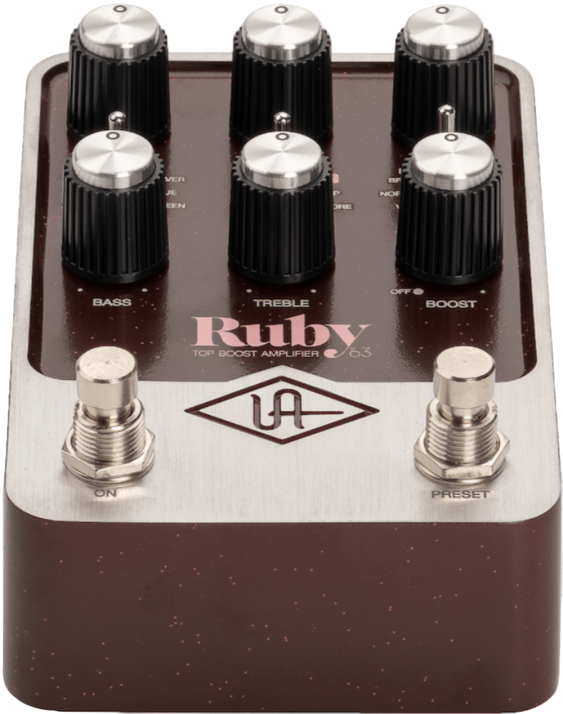Universal Audio UAFX Ruby '63 Top Boost Amplifier Emulator Effect