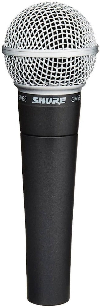 Shure SM58-LC Cardioid Dynamic Vocal Instrument Microphone – Twin
