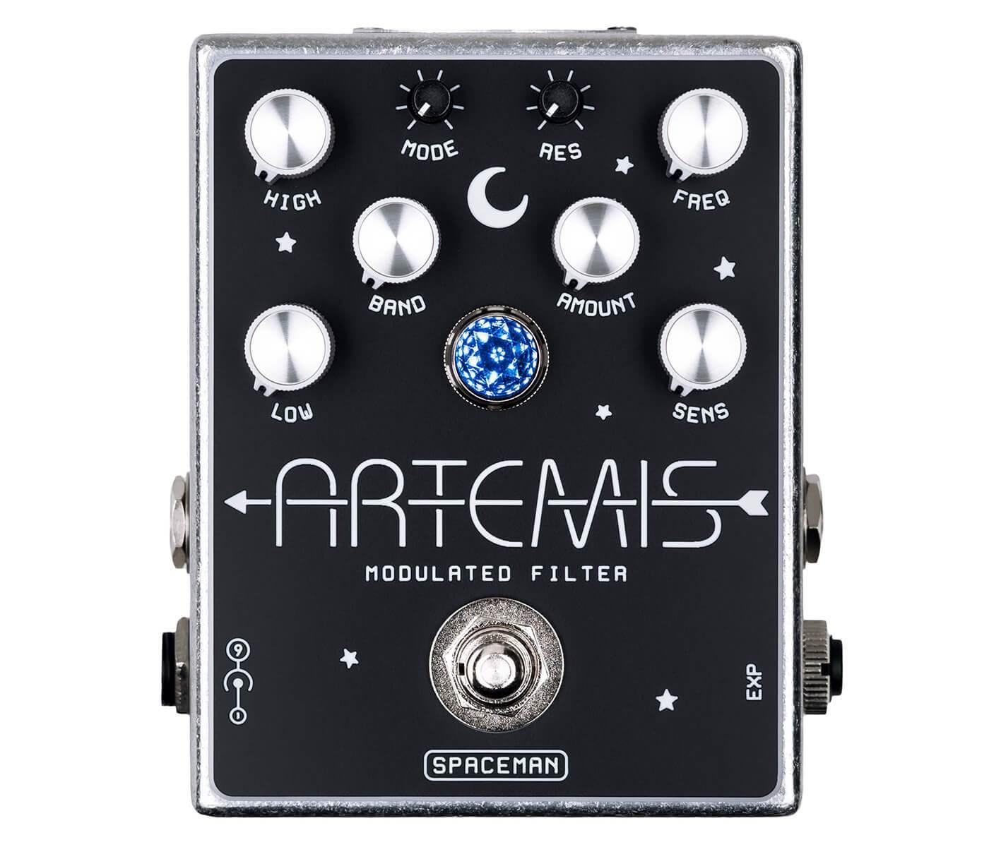 spaceman pedal Spaceman Effects Artemis Modulated Filter FX Pedal Silver