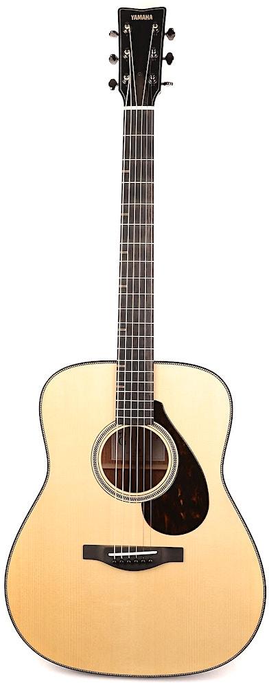 Yamaha FG9M All-Solid Acoustic Guitar, natural finish, with a hardcase.