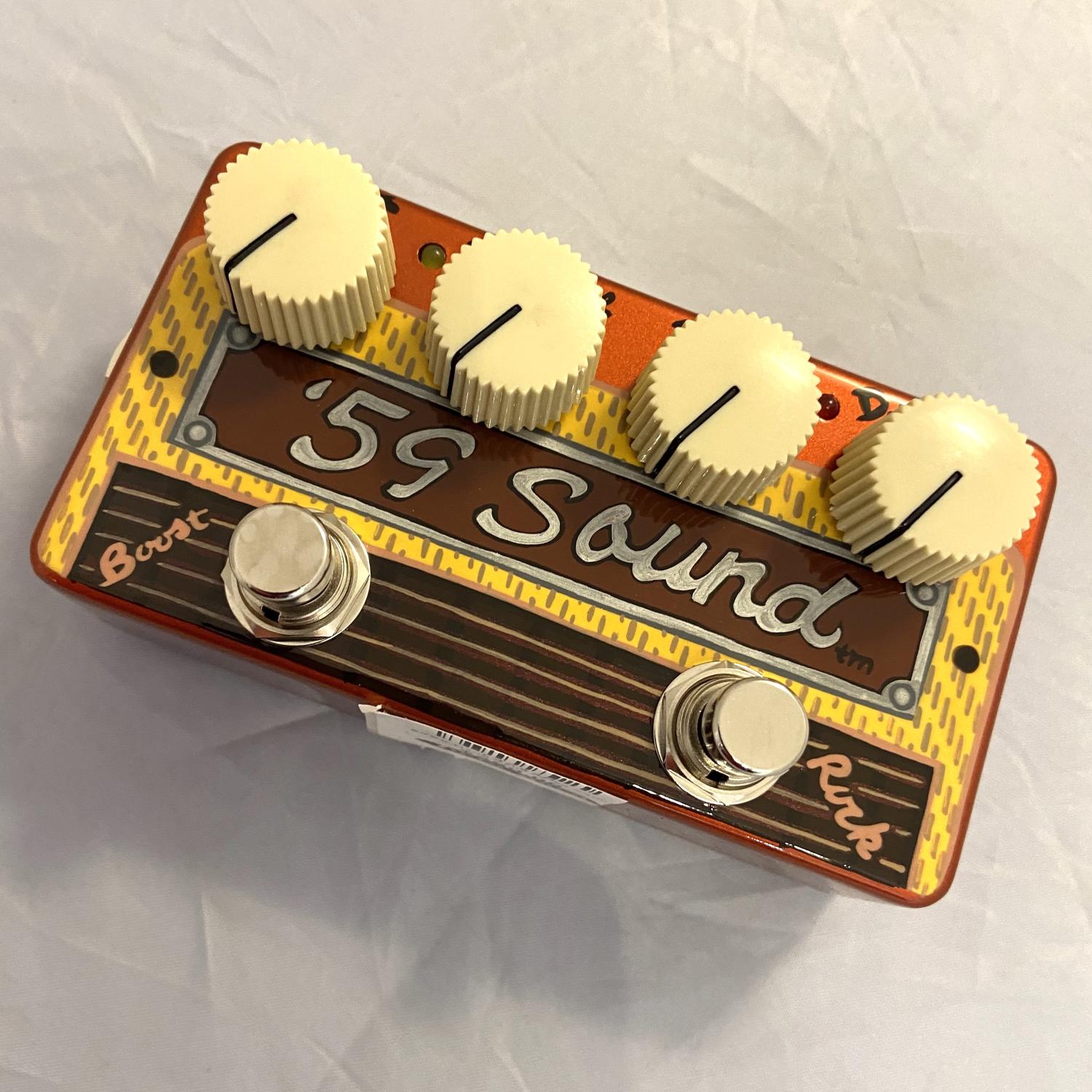 ZVEX Effects '59 Sound Hand Painted Overdrive Distortion Boost Effects Pedal