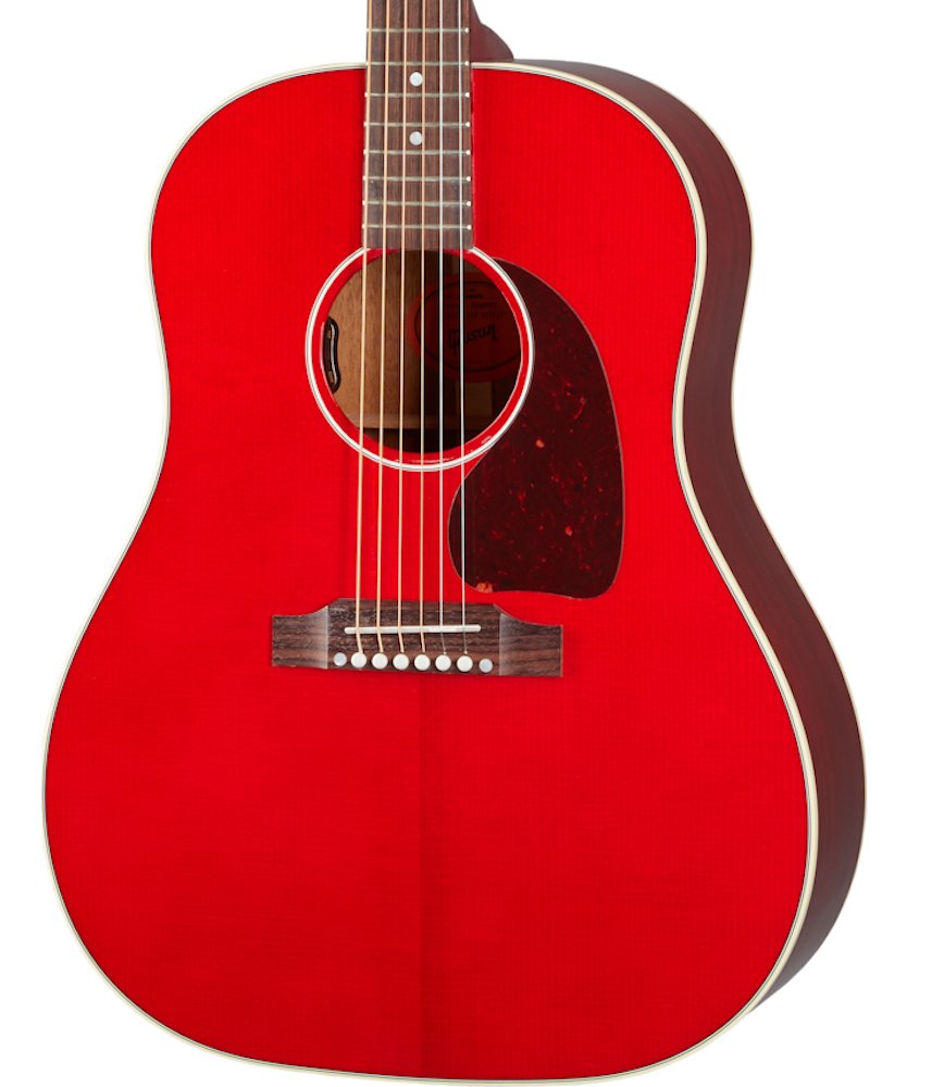 Gibson J-45 Standard Cherry Acoustic Guitar with Hardshell Gibson J-45 Standard Cherry Acoustic Guitar with Hardshell