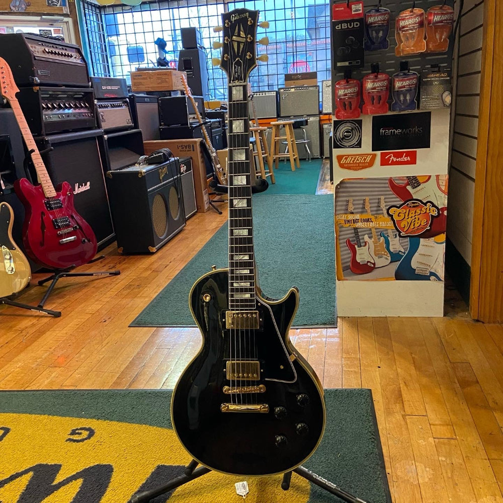 Gibson 1957 Les Paul Custom 2-pickup Murphy Lab ULA Ebony – Twin